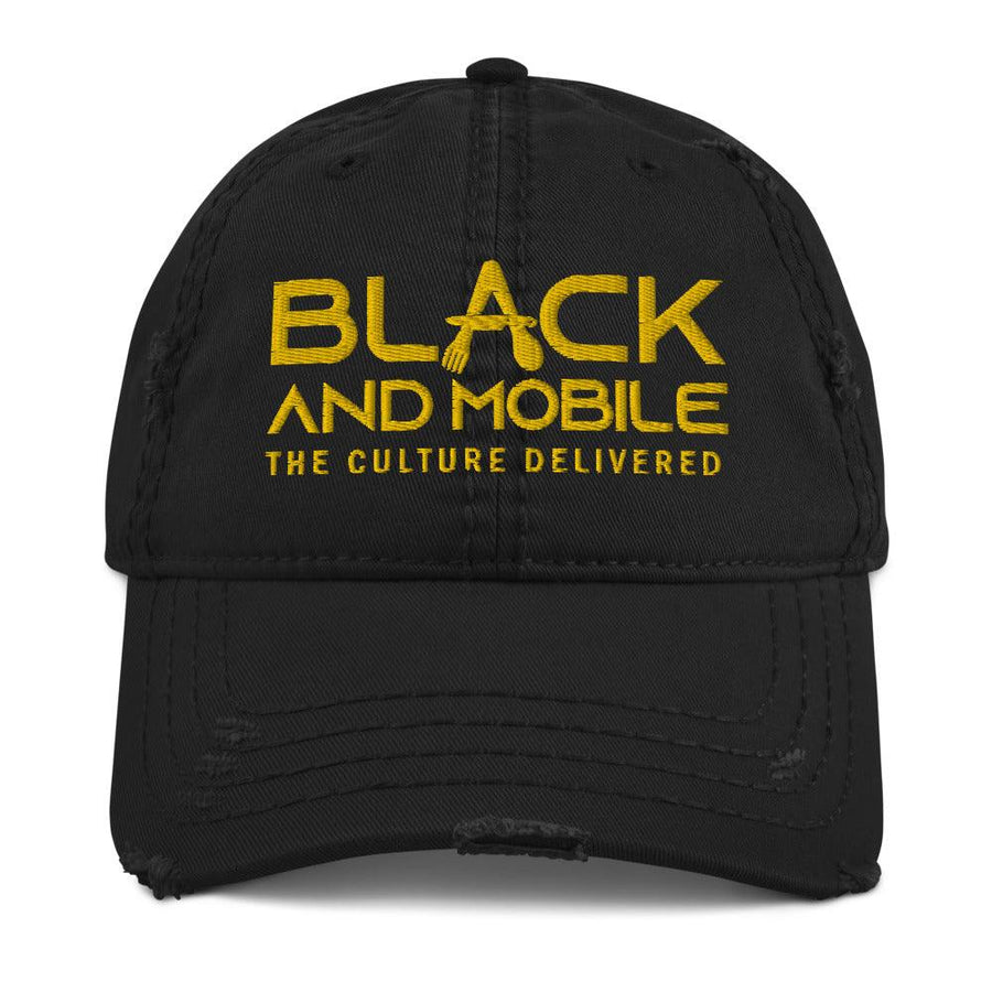 Black and Mobile Hat - Black and Mobile